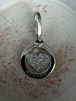 BVLGARI Tondo Heart  Or blanc 18K & 10 Diamants