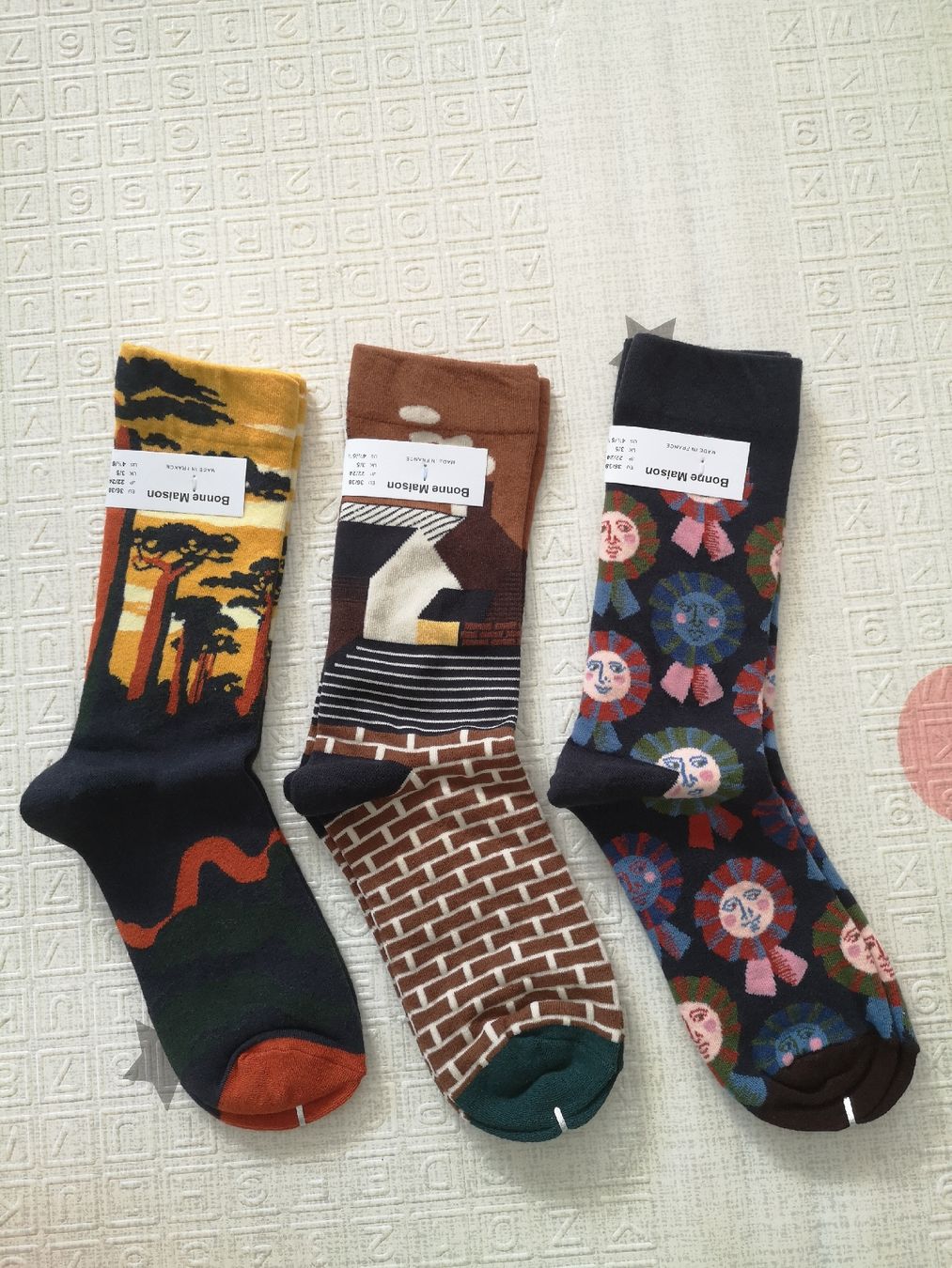 Calze: Bonne Maison Socken 3 Paare – Nuovo e nell'imballaggio originale da Brig venduto da Tucan_52wm