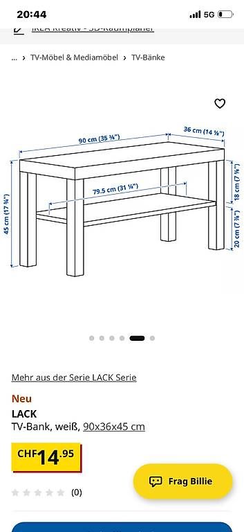 Ikea Panchine: Ikea lack kleine tv bank – Usato da Dübendorf venduto da rocki07 3