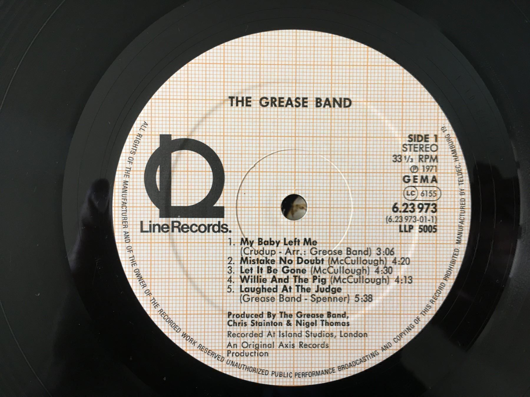 Schallplatten: Grease Band  – Grease Band – Gebraucht aus Uster von mojorisin01 2