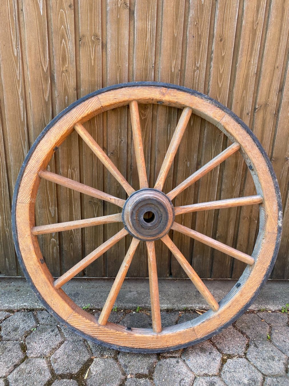 Pneumatici & Ruote complete: Antike Holzräder – Usato da Kriessern venduto da schwedenstahl_fan 1