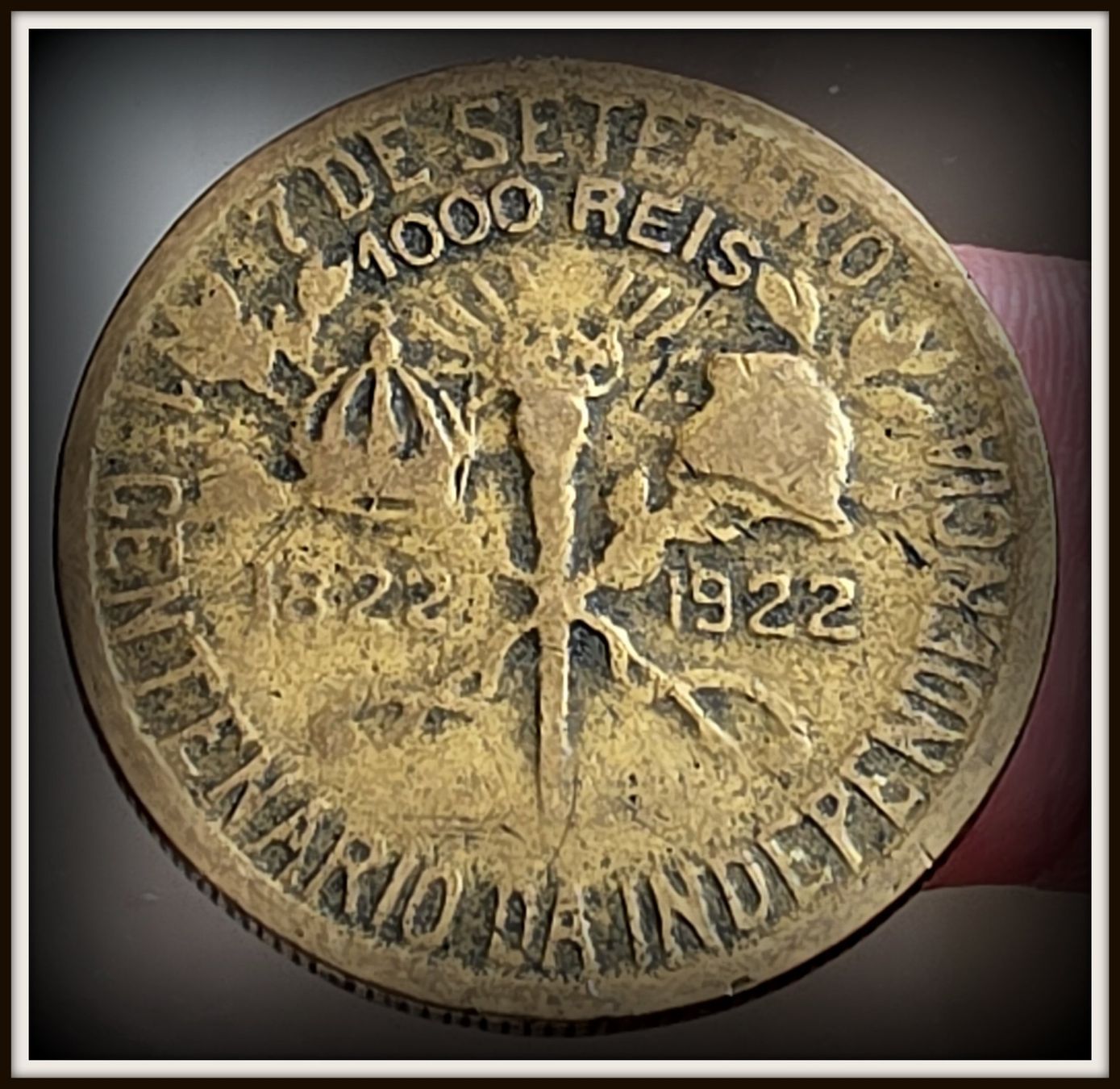 Tutti le monete: BRASILIEN 1000 REIS 1922 – Usato da winterthur venduto da CoinPassion 1