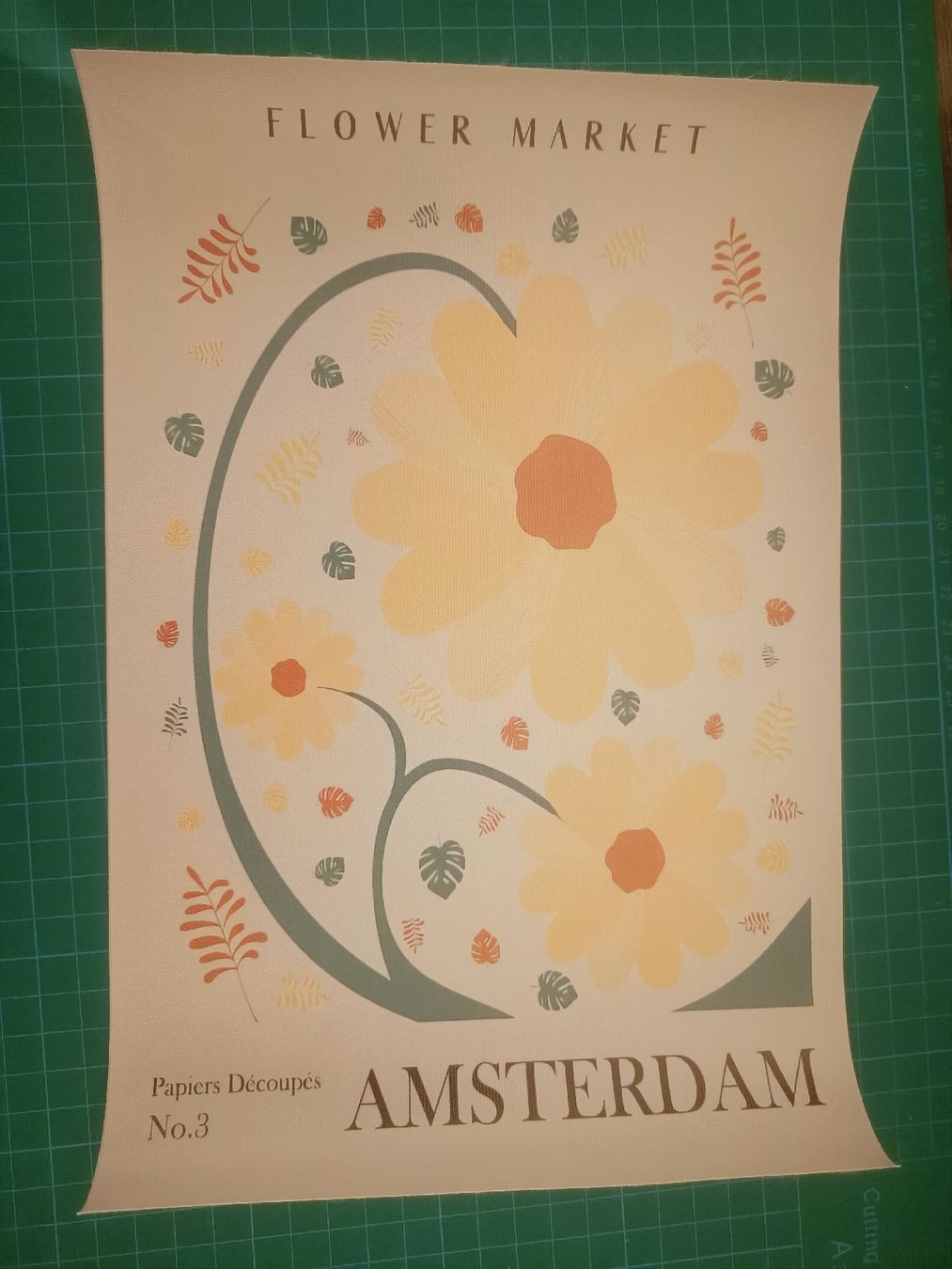 Poster & Bilder: Affiche Amsterdam Marché aux Fleurs, déco – Neu (gemäss Beschreibung) aus Lausanne von hel_t5v7