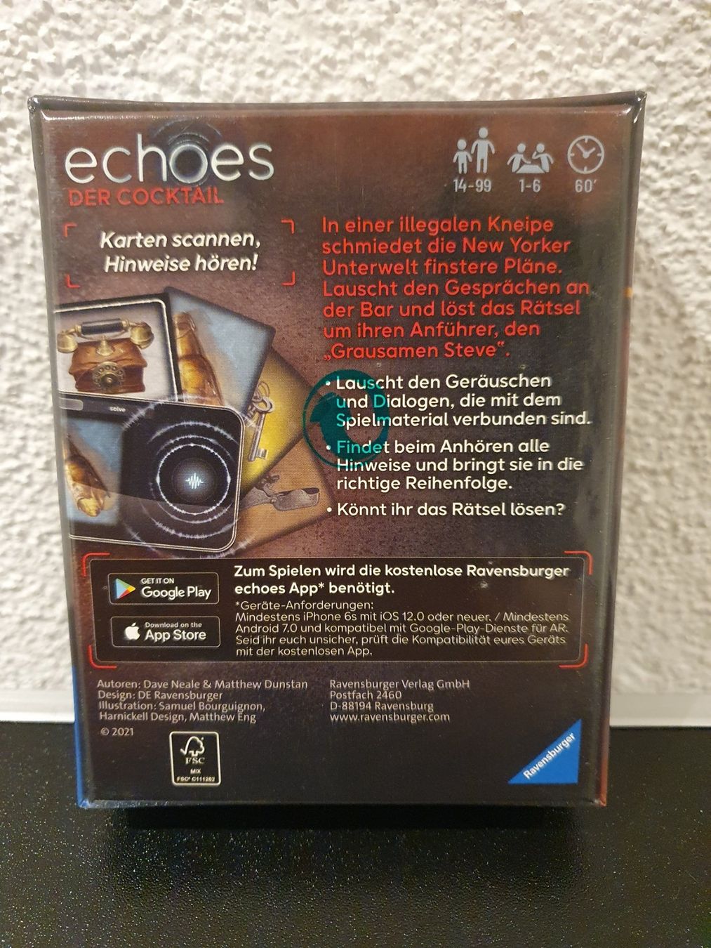 Giochi: Neu - Ravensburger - echoes - der Cocktail – Nuovo e nell'imballaggio originale da Dagmersellen venduto da Jarsetz_Restposten 1