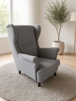 IKEA STRANDMON Kindersessel grau (Vissle) – ab 3 J.a.
