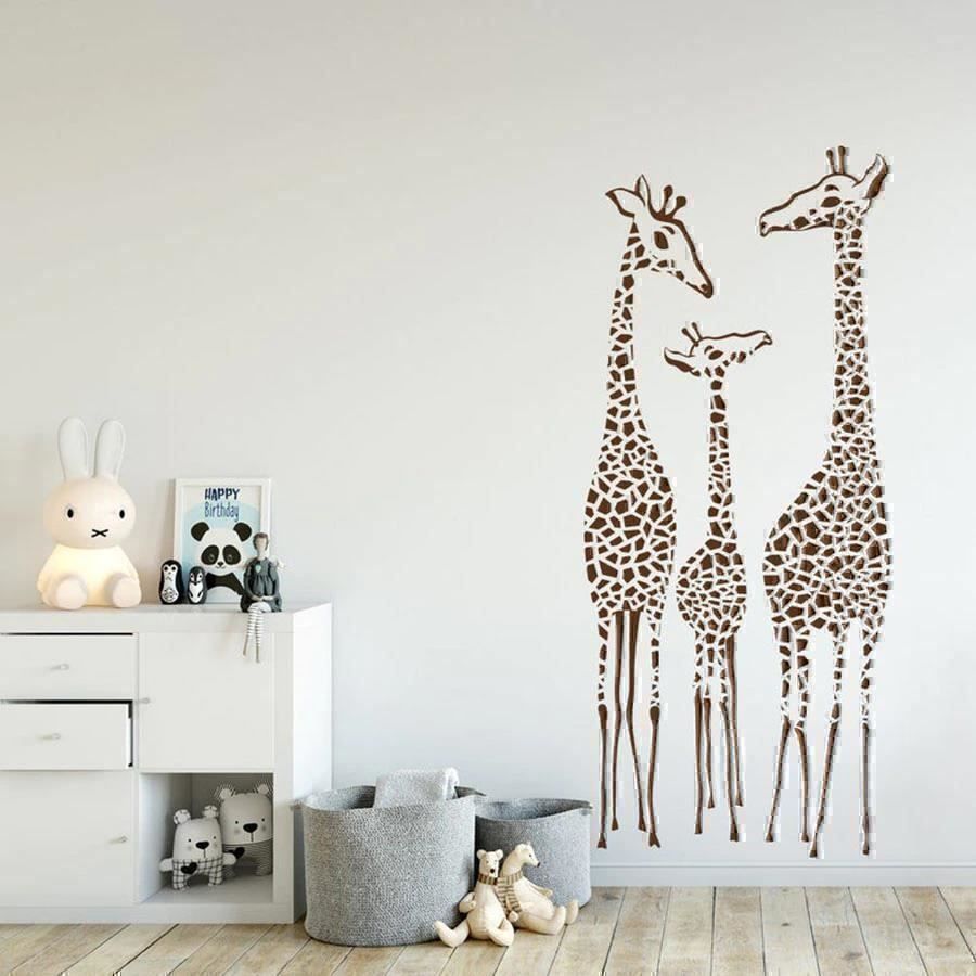 Aufkleber: Autocollant mural en vinyle avec girafe – Neu und originalverpackt aus Gurmels von Swisspod