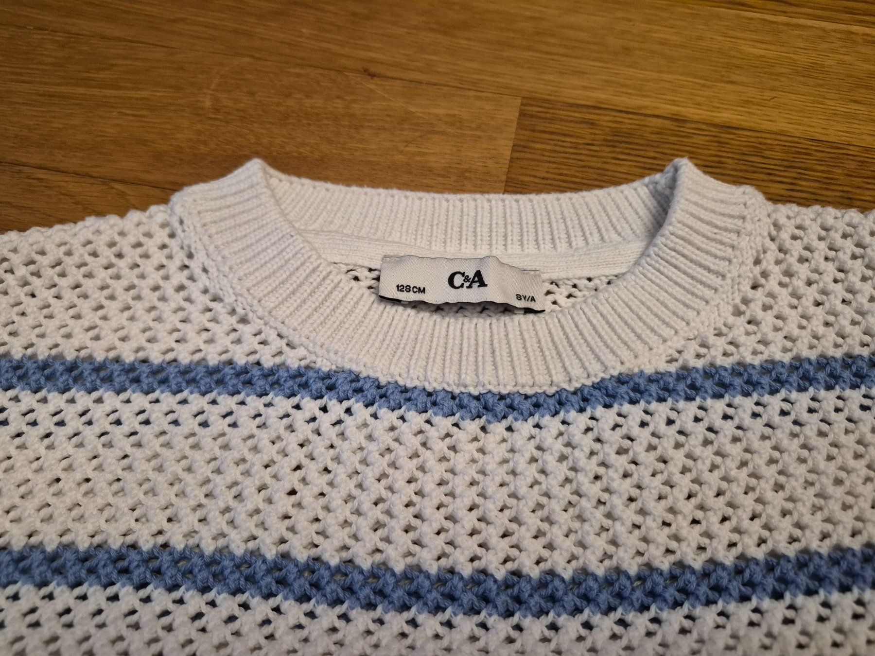 C&A Maglioni & Felpe: C&A Sommer Pullover, gestreift, Grösse 128 – Usato da Wangs venduto da Niti02 3