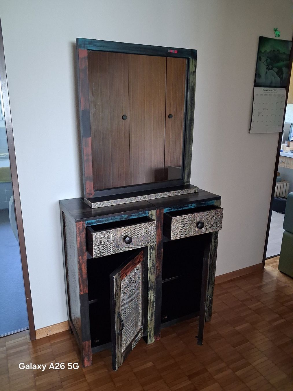 Cassettiere: Kommode für Schuhe Wolfmöbel 3teilig – Usato da Schaffhausen venduto da figi62 4