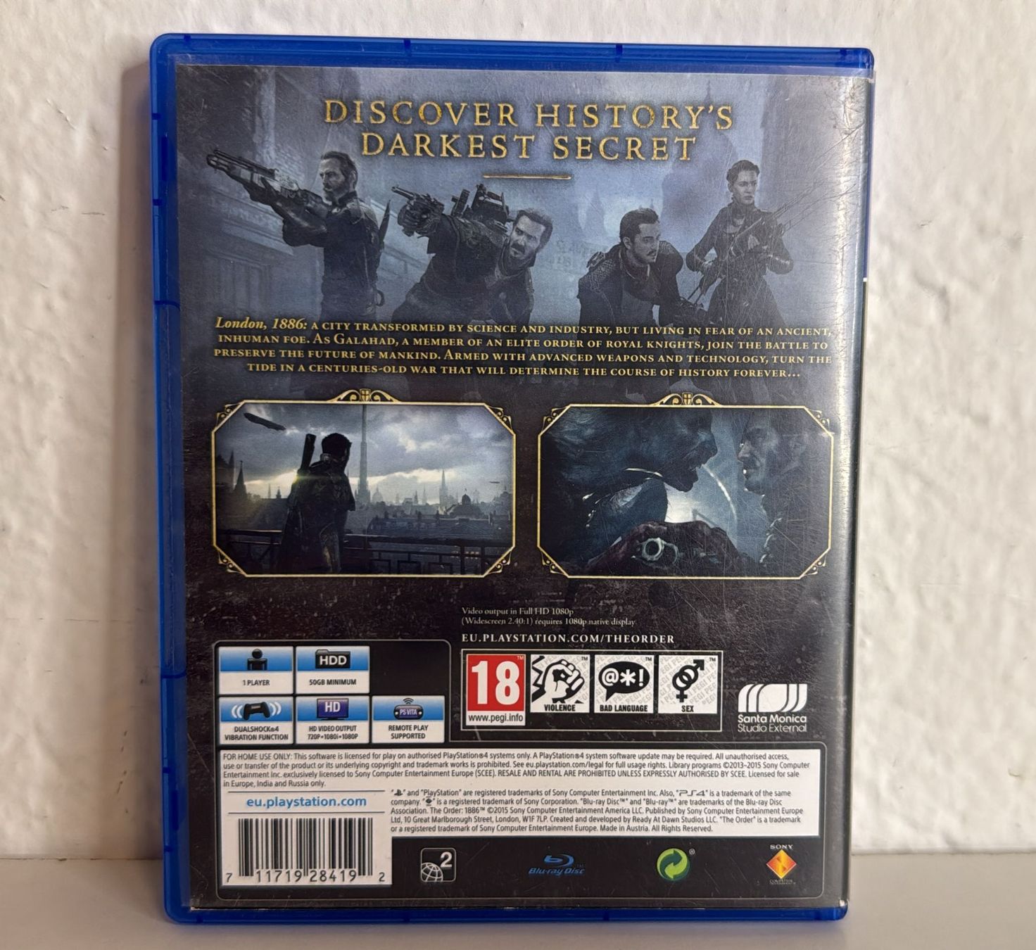 Giochi: The Order 1886 PS4 Spiel – Usato da Ehrendingen venduto da lax21 1