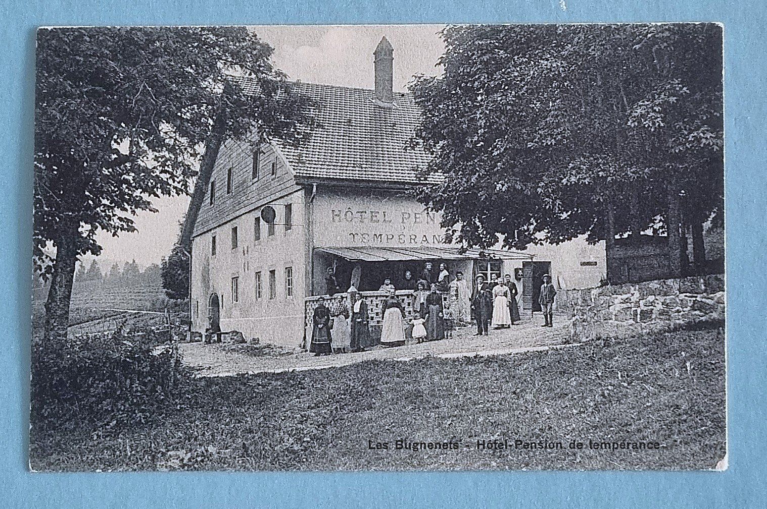 Cartoline postali: Les Bugnenets - Hotel Temperance - 1911 – Usato da Rothrist venduto da RROENK