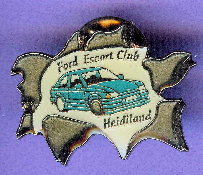 Ford Placchette & Badge: Ford  Escort Club  Heidiland – Usato da Winterthur venduto da Sammleroase