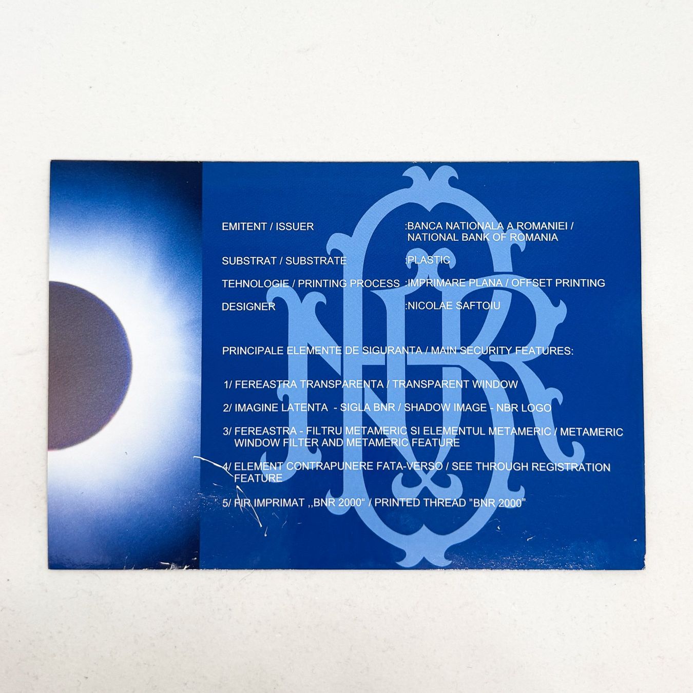 Banconote: Collector : Billet Roumanie 2000 Lei Eclipse Solaire de 1999 – Nuovo e nell'imballaggio originale da Estavayer-le-Lac venduto da Famille_Sympathique 5