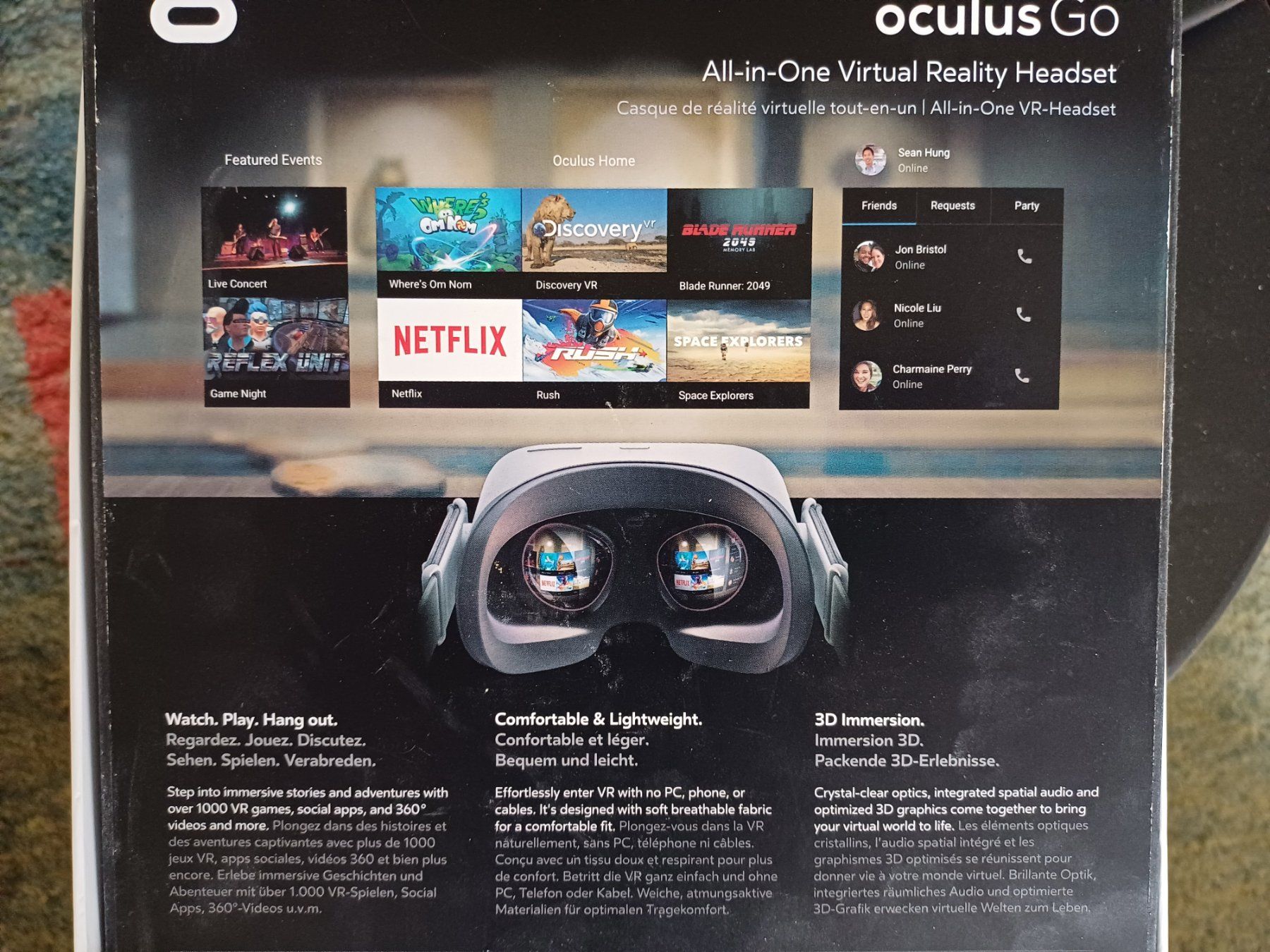Casco VR: Oculus Go - Virtuelle Realität – Nuovo e nell'imballaggio originale da Wattwil venduto da poldi59 2