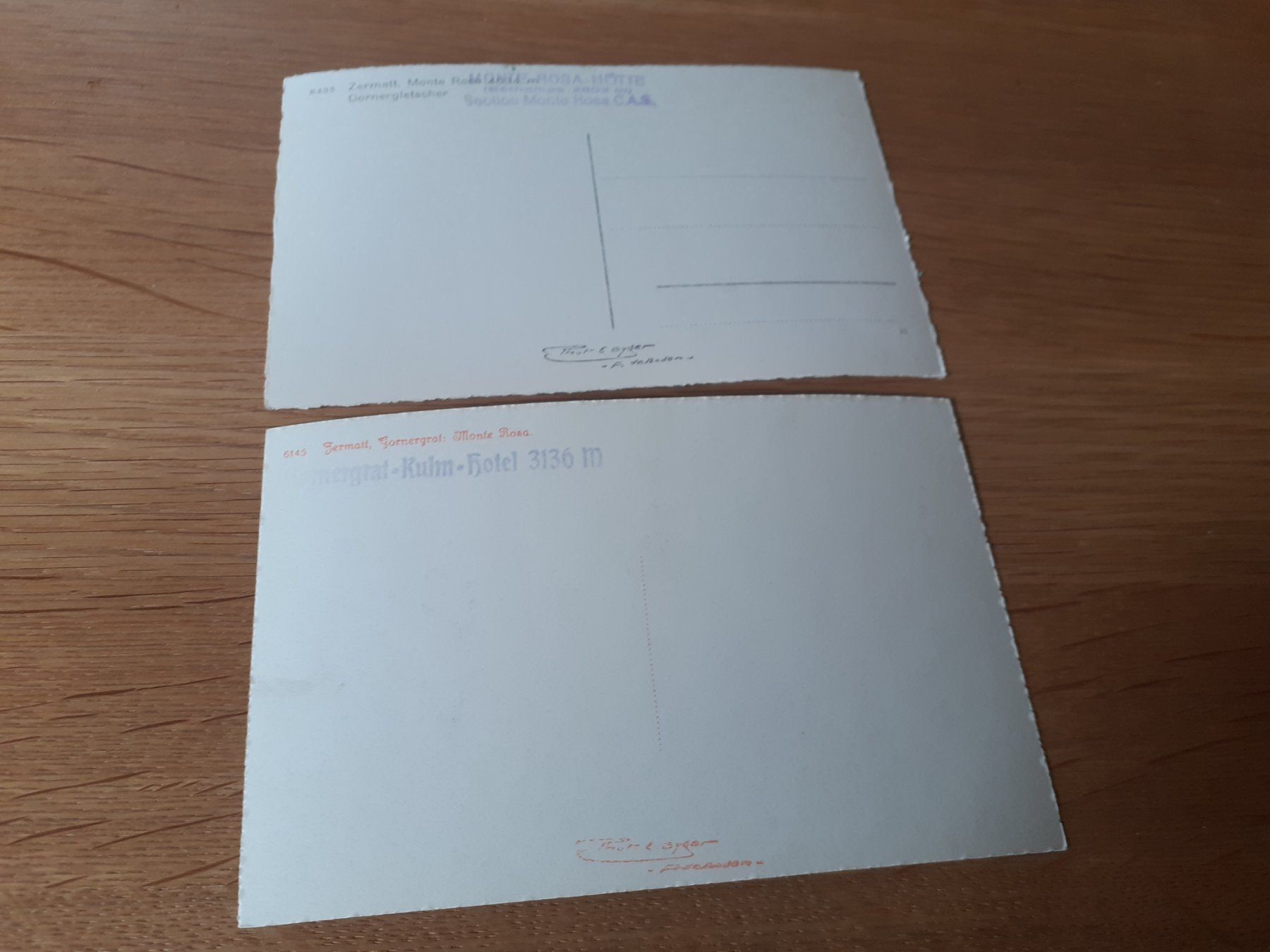 Cartoline postali: ZERMATT - MONTE ROSA - GORNER GRAT - KULM HOTEL – Usato da Winterthur venduto da Ornyx7 1