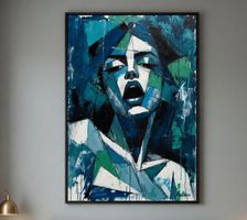 "FRAMMENTI D'ANIMA" 50x70 riproduzione su tela BY ARCAOS.ART