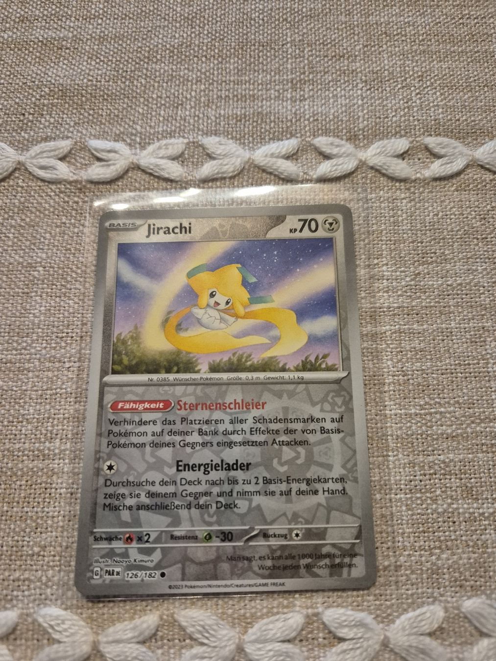 Pokémon Sammelbilder & Trading cards: Jirachi Pokemon reverse Holo PAR 126/182 DE – Neu (gemäss Beschreibung) aus Altdorf UR von Josi5588 1