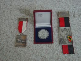 Konvolut Schützenmedallien