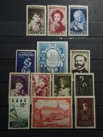 Saarland Mi-Nr. 338-350 Postfrisch Tadellos 60 Fr