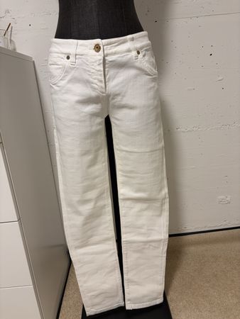 Brunello Cucinelli Jeans Skinny Fit Weiss Grösse 40