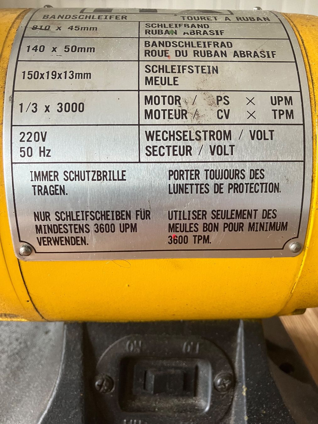 Smerigliatrici & Lucidatrici: Schleifmaschine – Usato da Waldstatt venduto da breitaxt 3
