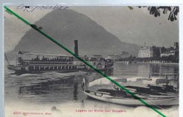 Lugano. Mte San Salvatore. Raddampfer 'Sempione'.