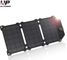 Hochwertiges Allpowers tragbares Solar Ladegerät Panel 21W