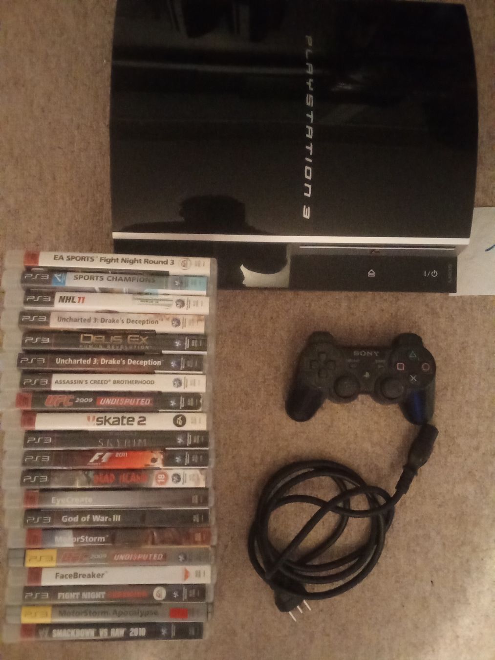 Sony Konsolen: Playstation 3 Konsole mit Games  – Gebraucht aus Turbenthal von fatalbeauty