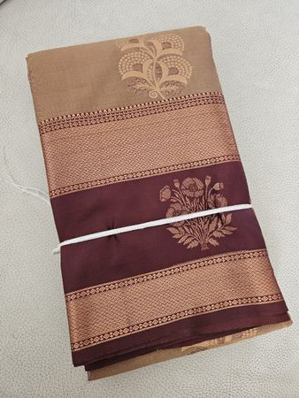 Semi kanchi pattu saree