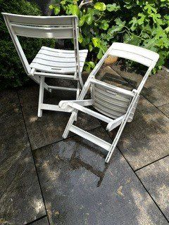 Chaises: +   wEiSSE KLaPPsTühLe  + – D'occasion à Winkel par zeho 3