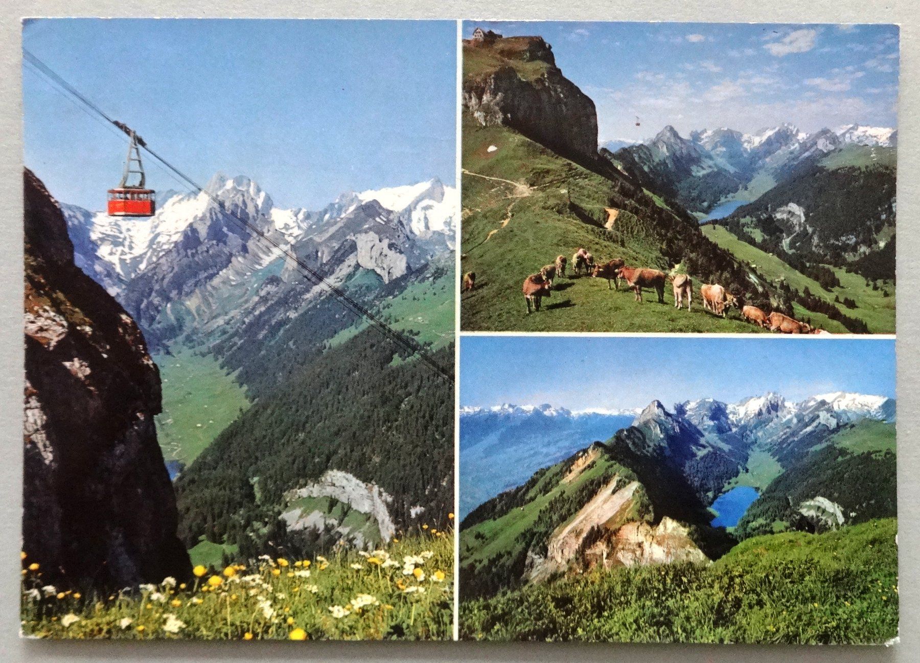 Ansichtskarten: Luftseilbahn Brülisau-Hoher Kasten – Defekt aus Fétigny von Billy2miny
