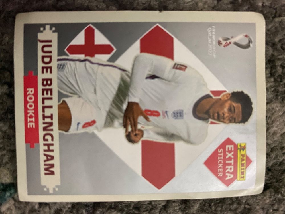 Panini extra Sticker Jude Bellingham Silver (Neu (gemäss Beschreibung ...