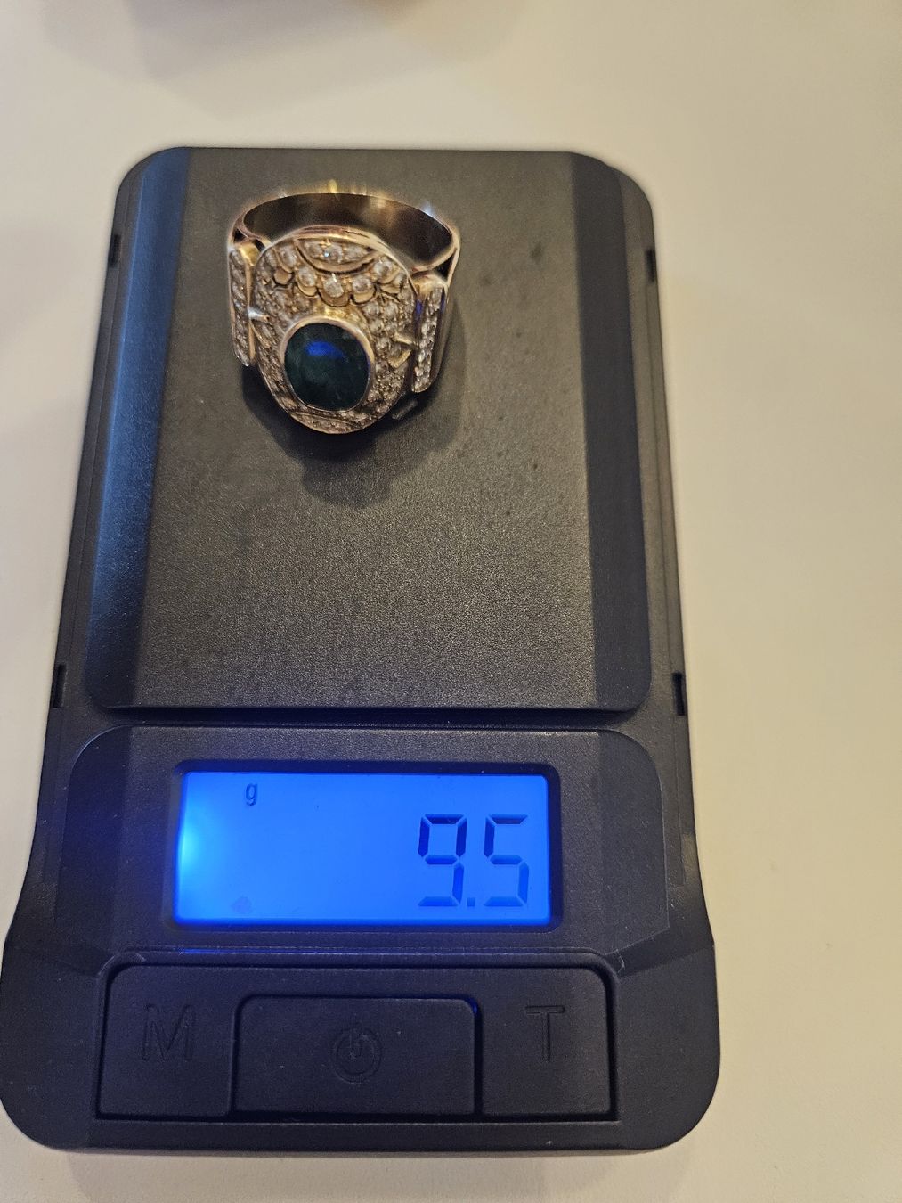 Anelli: Gold Ring 750 with Emerald & Diamonds Size 57 9.5g – Usato da Schlieren venduto da Bestleo 9
