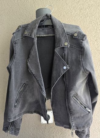  Chicoree Denim Jacke - Biker Style - Größe XL