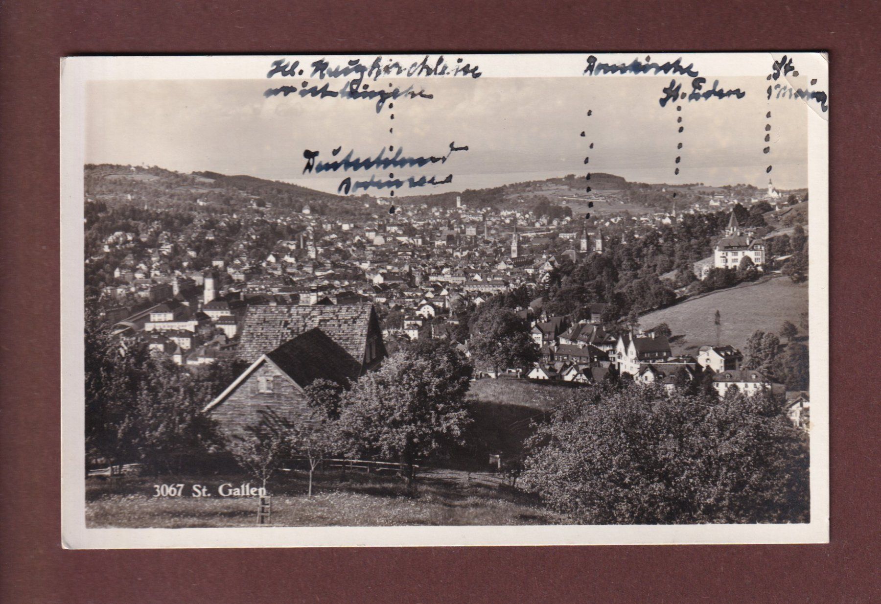 Cartoline postali: ST. GALLEN – Usato da Pully venduto da nicecards-shop