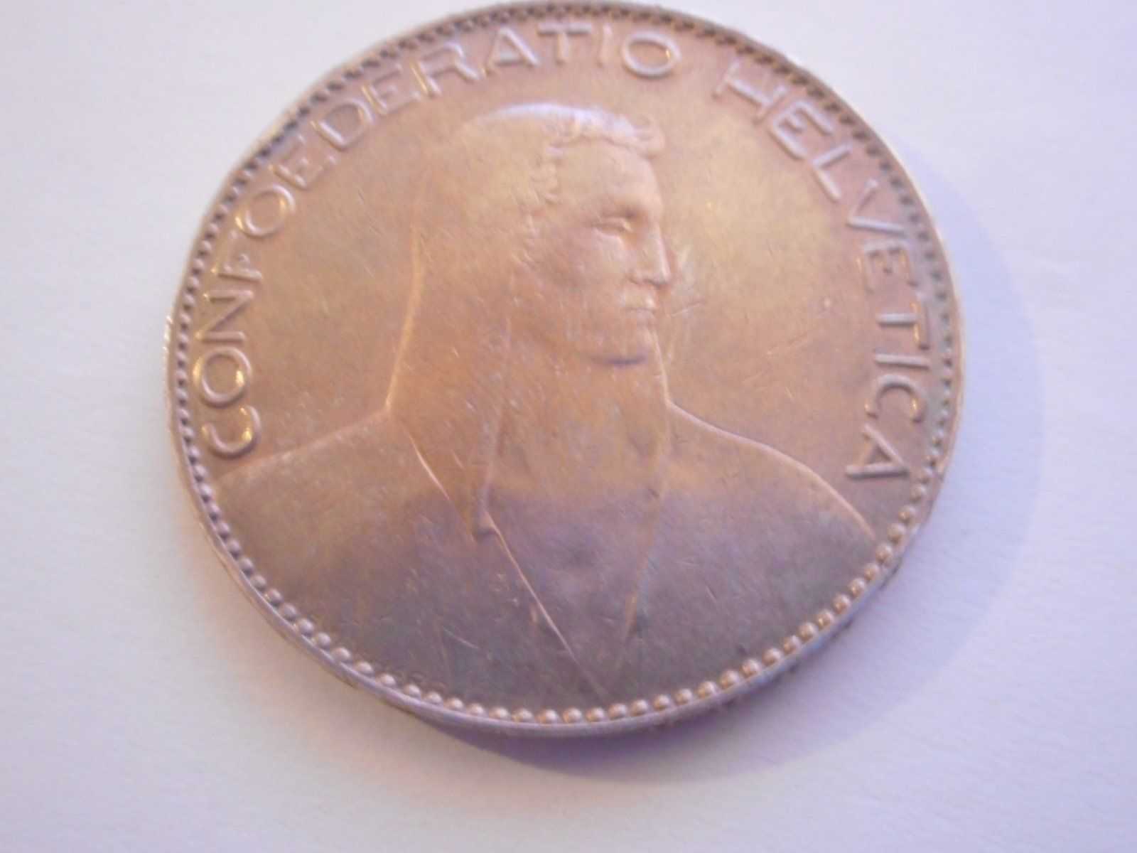 Tutti le monete: 5 Fr. 1922 silber  vorz – Usato da Kriegstetten venduto da pizlad2010 5