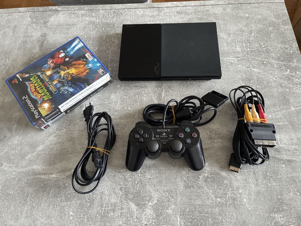 Sony Console: Playstation 2 Slim Black Set – Usato da Emmenbrücke venduto da nne_hm9j