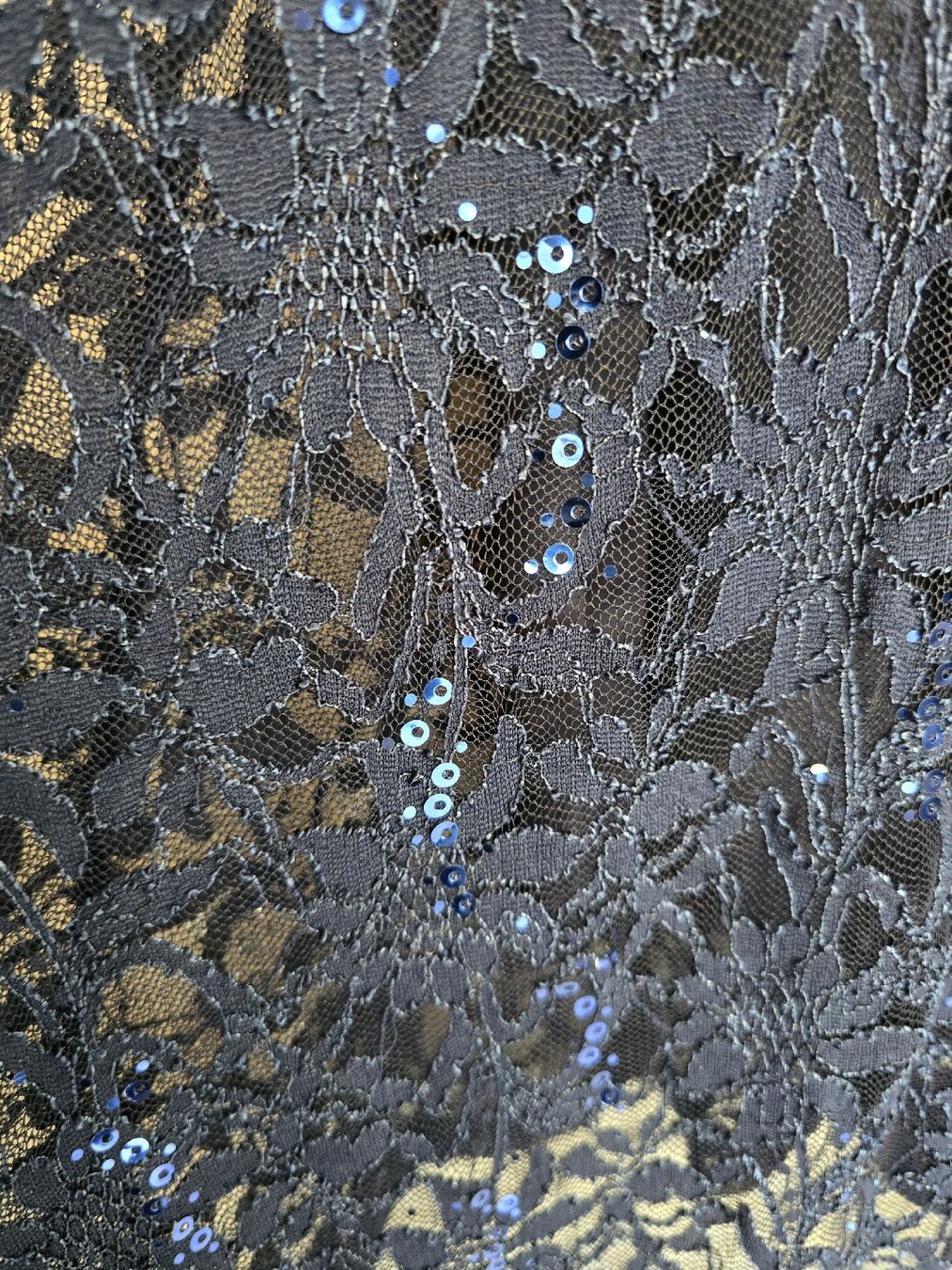 Vestiti: Dunkelblaues Spitzenkleid von Apricot – Usato da Rikon im Tösstal venduto da Daava 2
