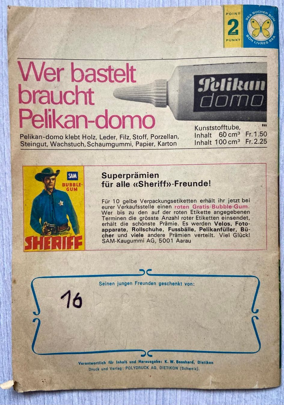 Comics: BEA Schülerpost - Nr. 5, Mai 1967 – Gebraucht aus Reinach AG von e5734h 1
