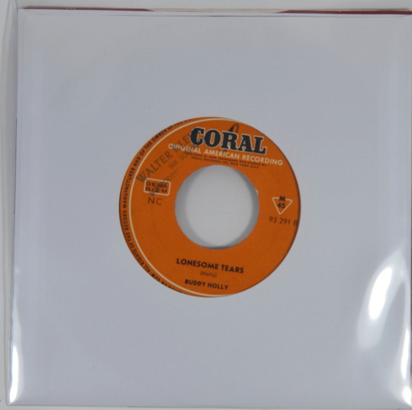 Dischi in vinile: Single: BUDDY HOLLY - It Doese't Matter Anymore – Usato da Frenkendorf venduto da Yard-Sale-2000 1