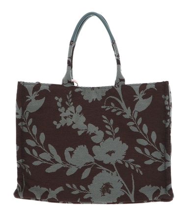 Coccinelle tote bag Never Without Jacquard flower handbag