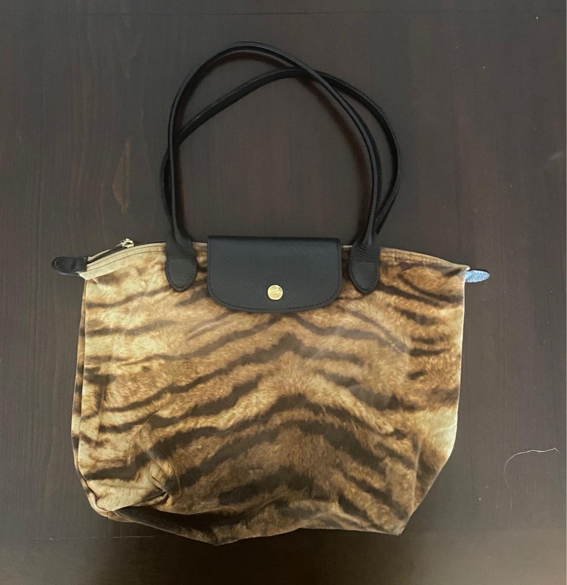Longchamp Borse da donna: Longchamp LaPliage Tiger Print – Usato da Zürich venduto da Asybb