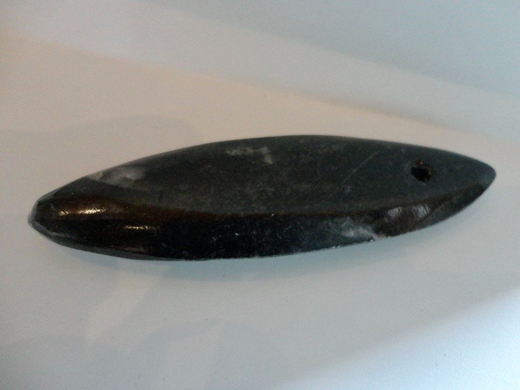 Fossili: Orthoceras Anhänger mit Lederkordel – Nuovo (secondo la descrizione) da Biberist venduto da tl-schmuck 2