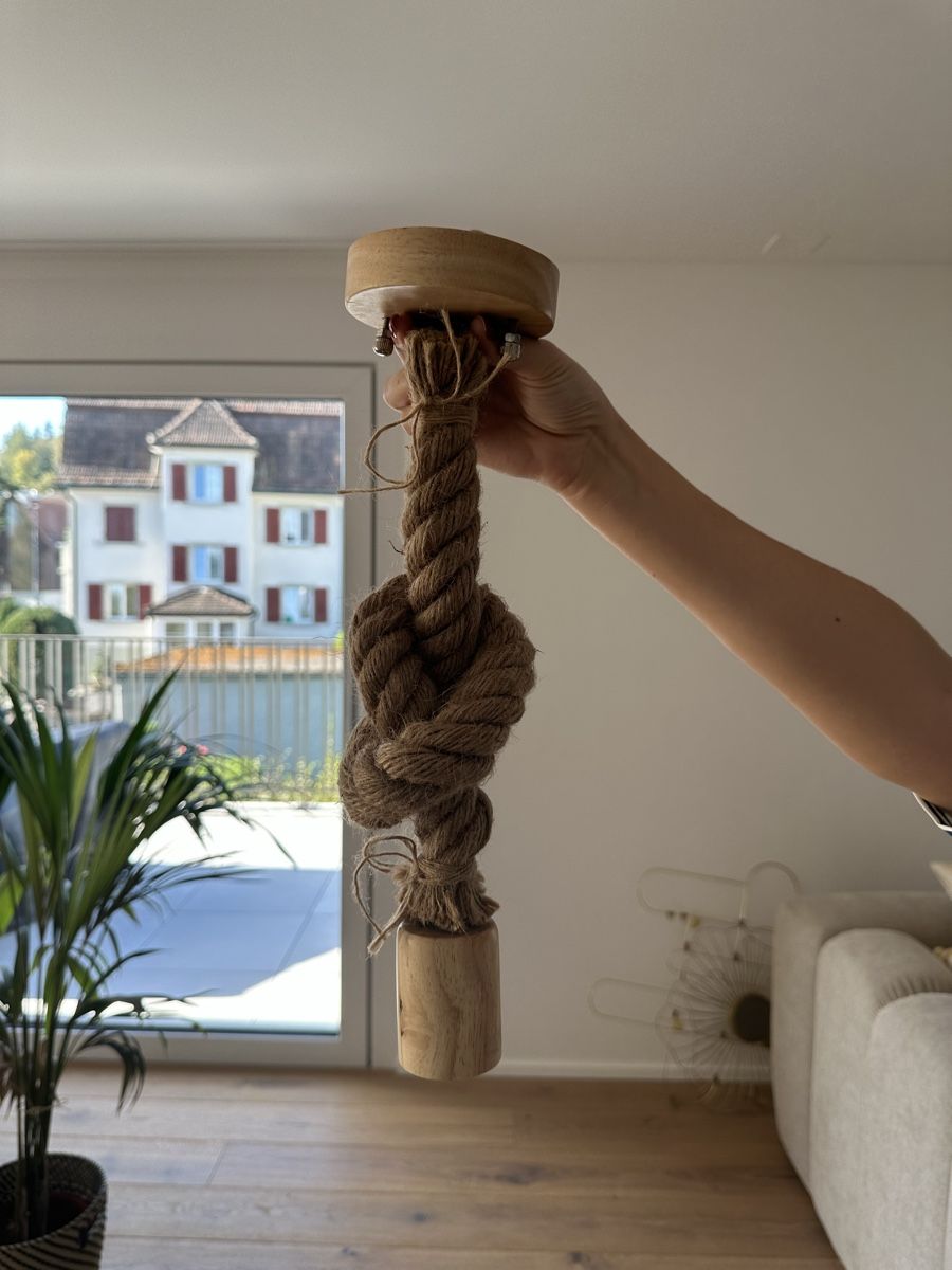 Lampadari & plafoniere: 2x Pendelleuchte Seil Holz – Usato da Pfaffhausen venduto da ser_82yb 4