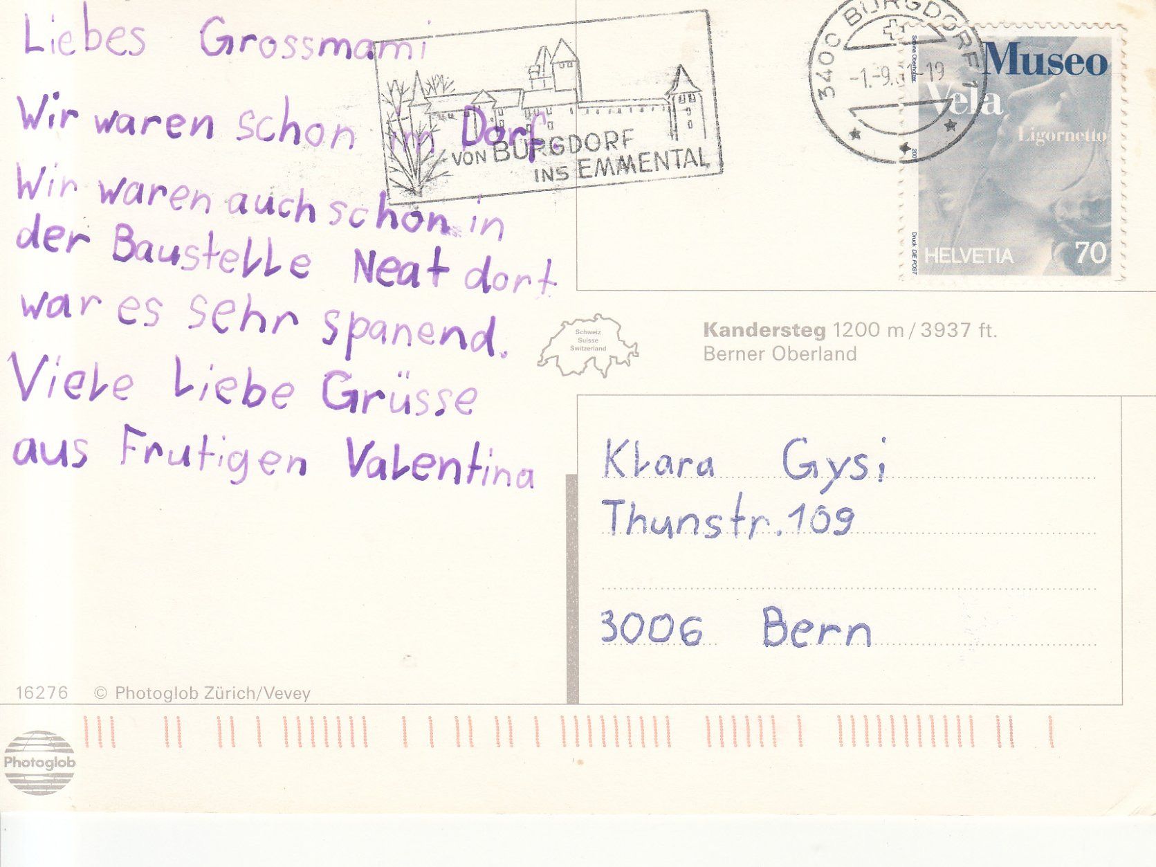 Cartes postales: Kandersteg 2001 – D'occasion à Bürglen TG par StampGraf 1