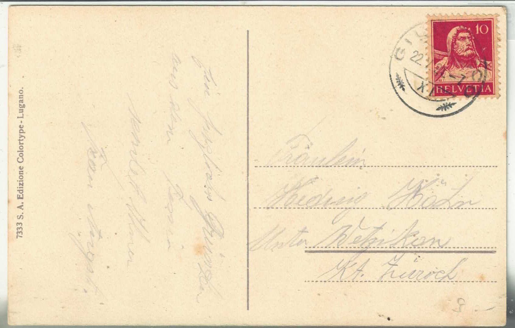 Cartes postales: Costumi Ticinese - Litho - Brotkorb – D'occasion à Ettingen par Kartenplanet 1