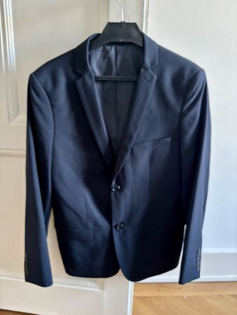 Costume homme WE Fashion Skinny Fit bleu marine