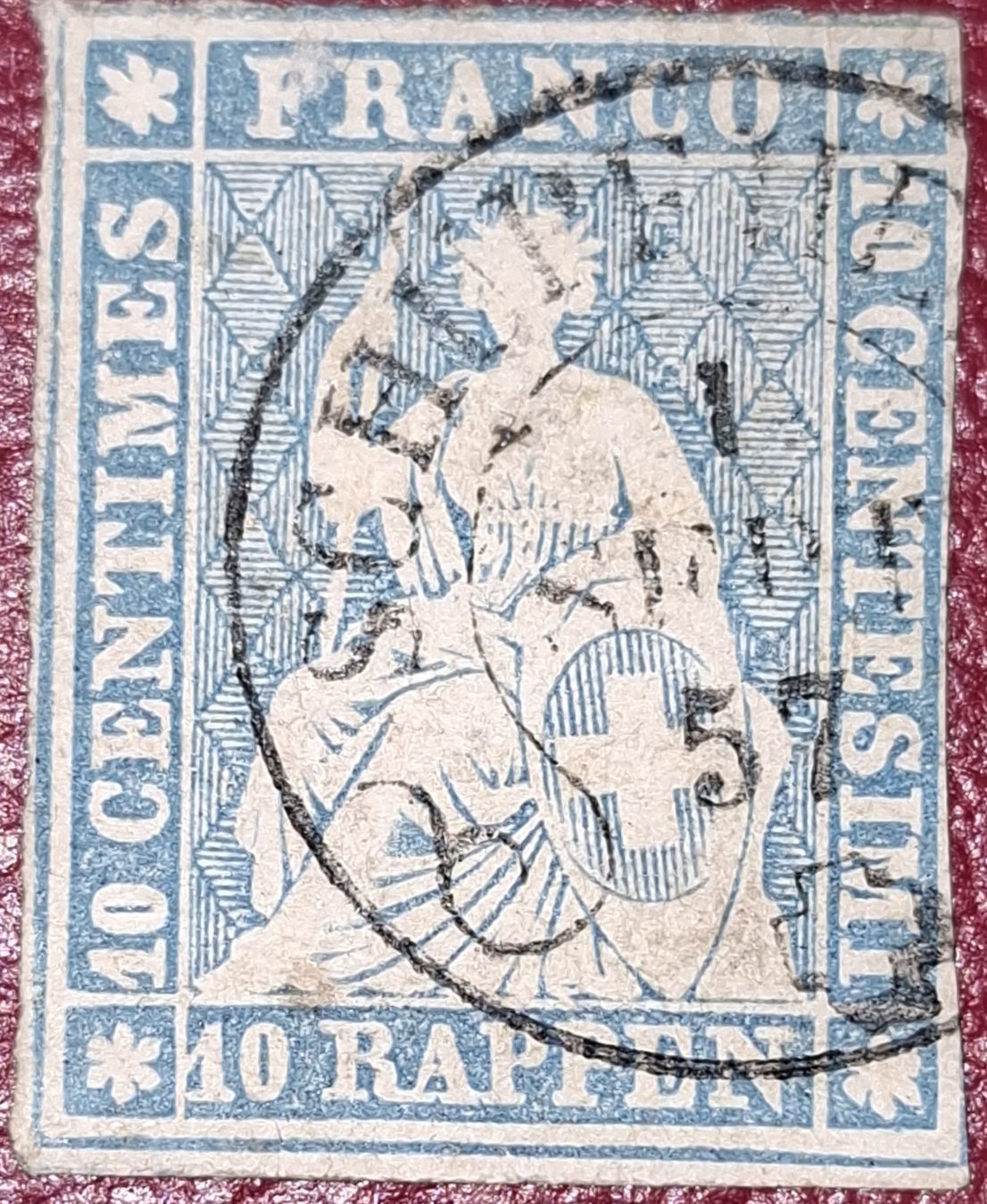 Tutti i francobolli: Strubel 23C Schüpfheim  – Usato da Balgach venduto da SIMEON27