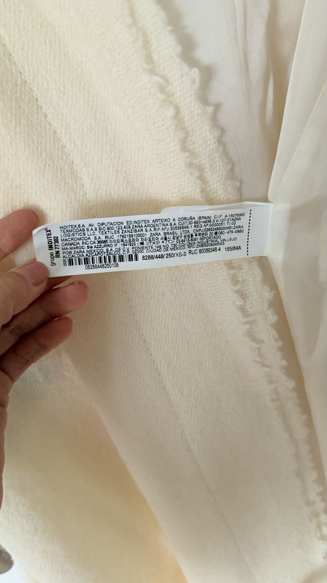 Zara Cappotti: Cream Zara wool coat size S – Nuovo (secondo la descrizione) da Meggen venduto da snifsociety 3