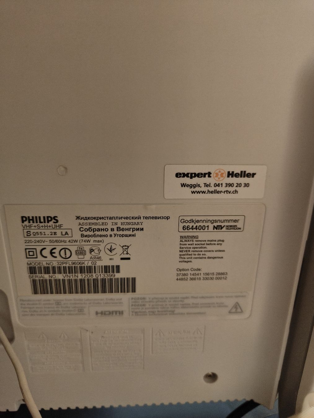 Televisori: Philips TV mit HDMI-Kabel – Usato da Pfäffikon SZ venduto da tom_29mp 3
