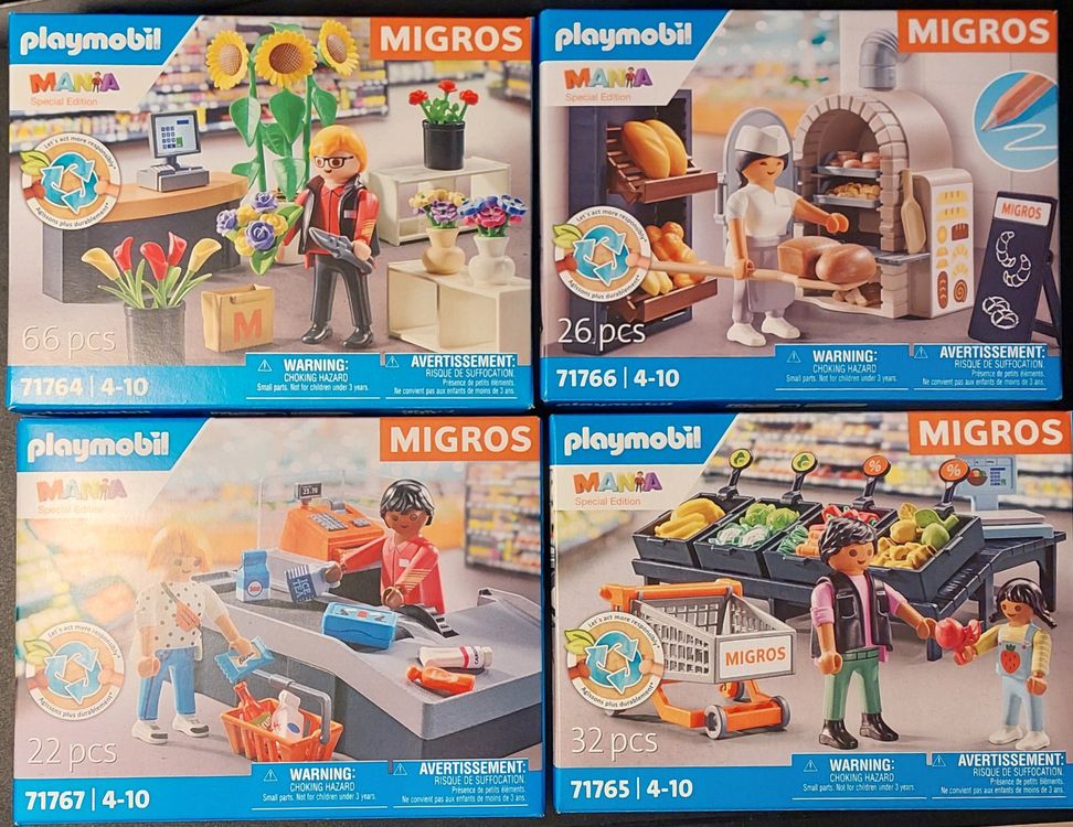 Lot De 2 Boîtes Playmobil Vintage 3552 Et 3497 – Trains Et Western